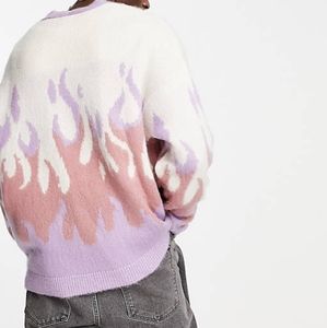 Purple Flame Cardigan